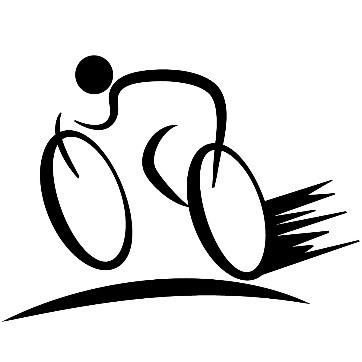 logo vélo coureur